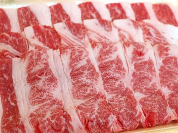 米沢牛 バラ カルビ (焼肉用) / カルビとして適したバラ肉を使用、コスパも味も良好です。の画像