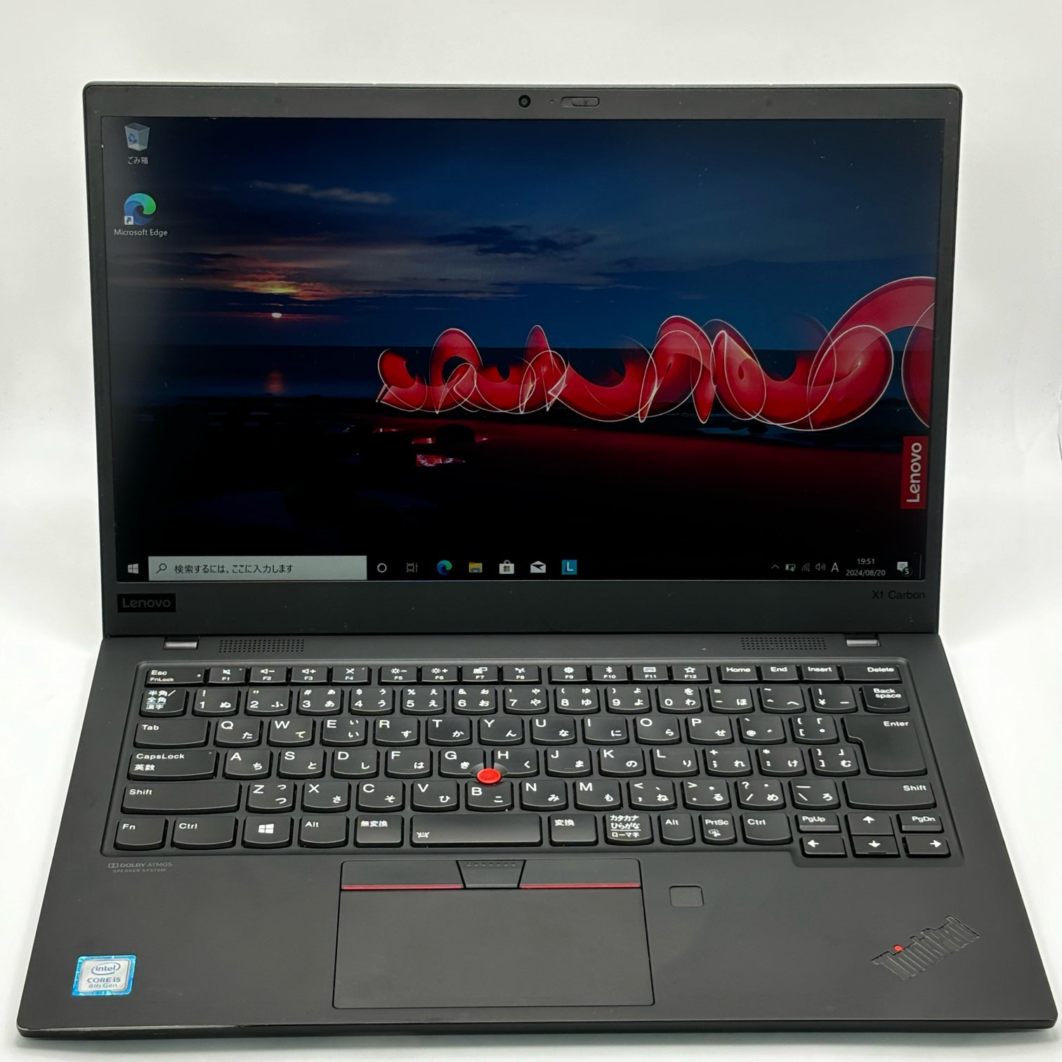 【良品】Lenovo ThinkPad X1 Carbon Gen7  【i5-8265U(1.6GHz)/8GB/256GB SSD/Windows 10Pro】の画像