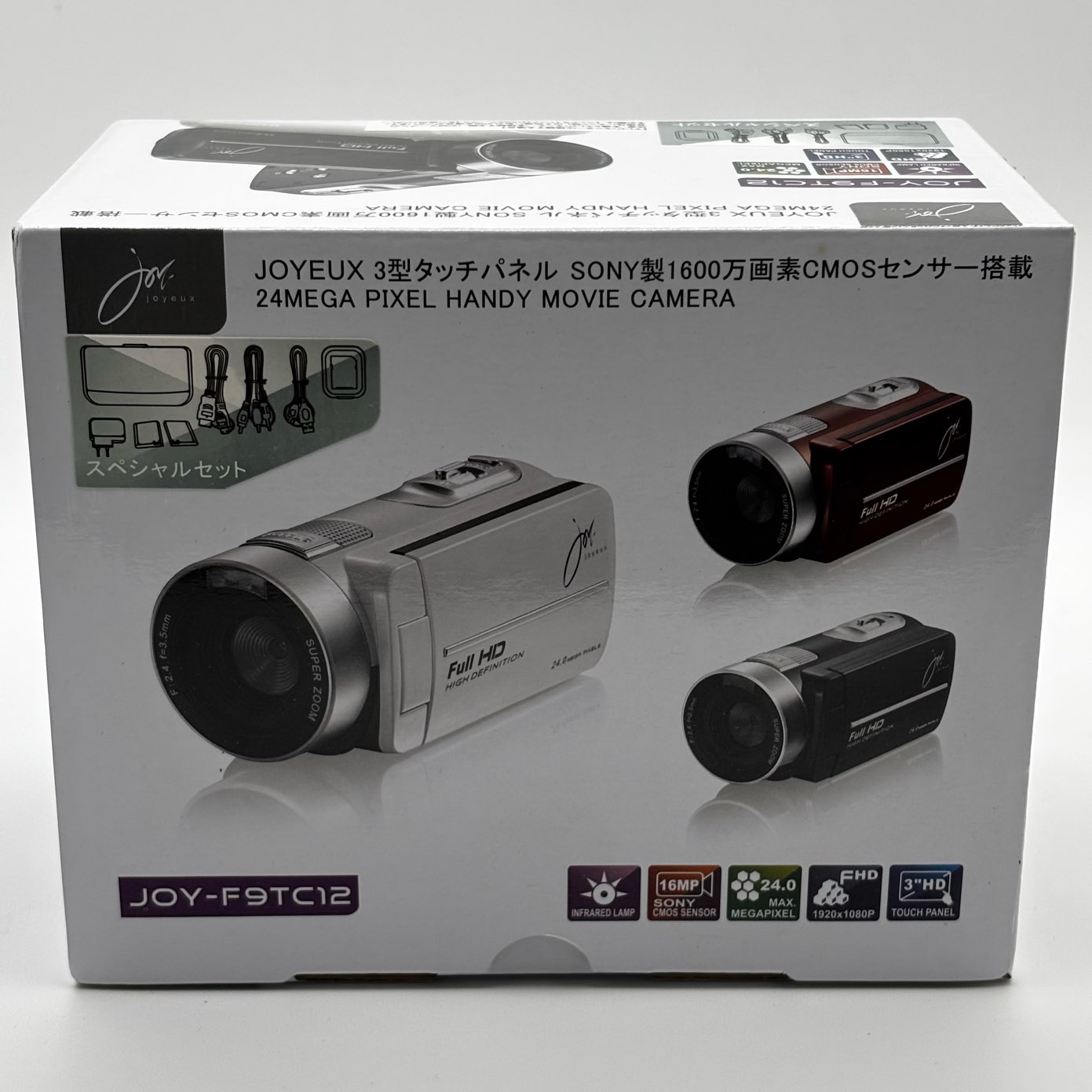 【新品・未使用品】デジタルビデオカメラ JOY-F9TC12の画像