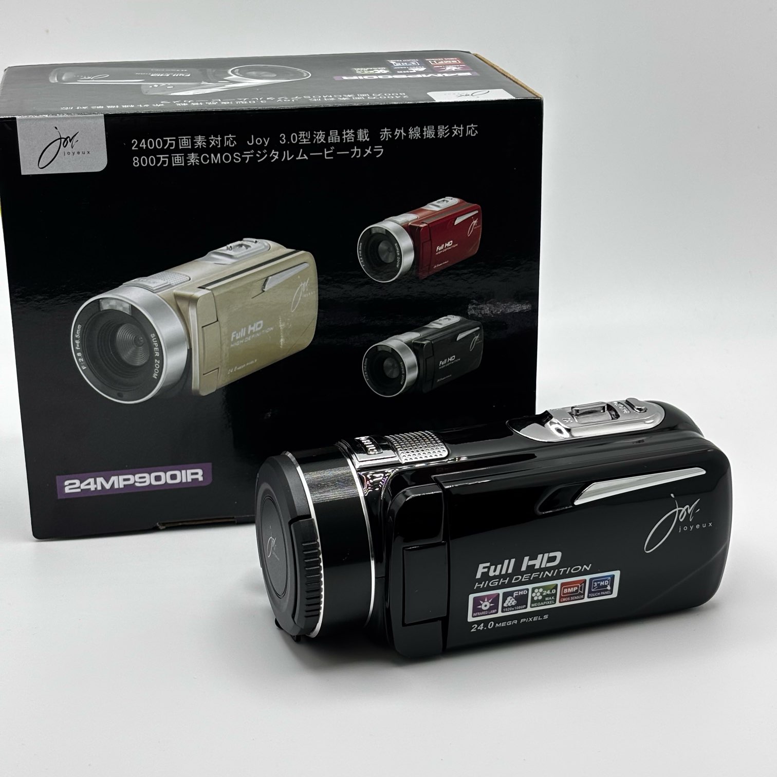 送料無料■新品・激安■24メガピクセル Full HD デジタルムービーカメラ Amazon.co.jp: ジョワイユJOYEUX 24メガピクセルフル