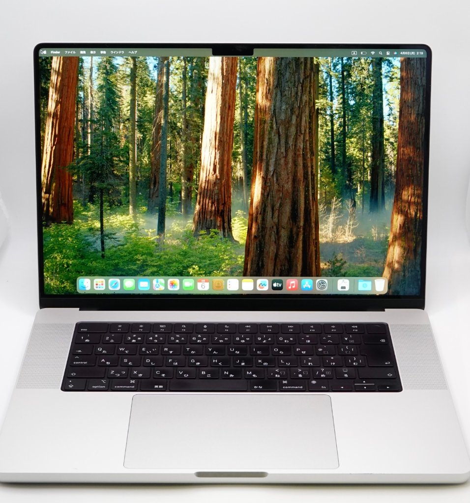 【日本語配列】Macbook Pro (16-inch, 2021) Apple M1 Max/64GB/512GB シルバーの画像