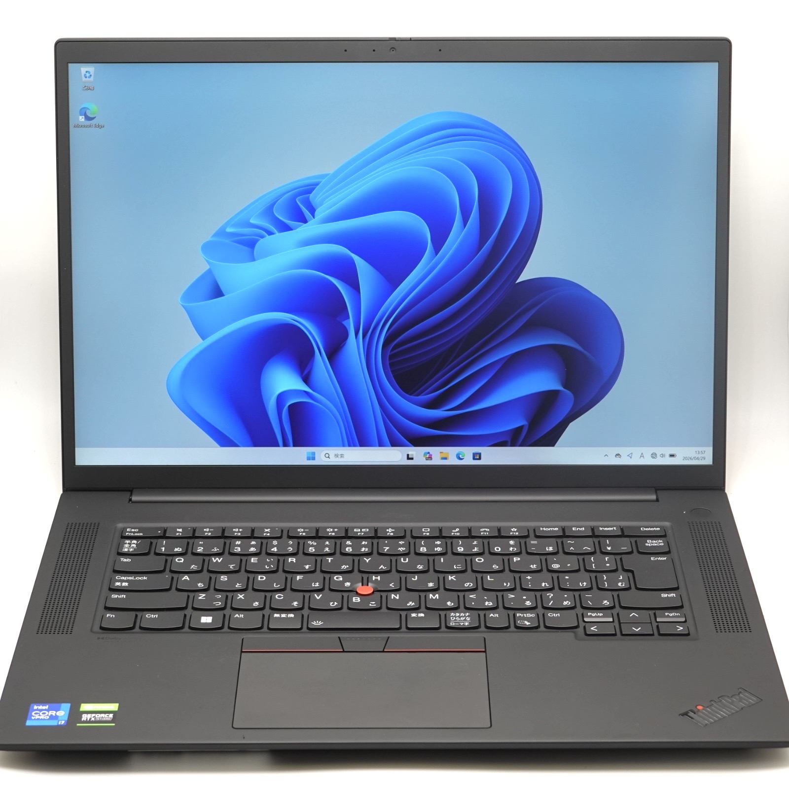 日本語配列】 Lenovo ThinkPad X1 Extreme Gen 4【i7-11850H/32GB