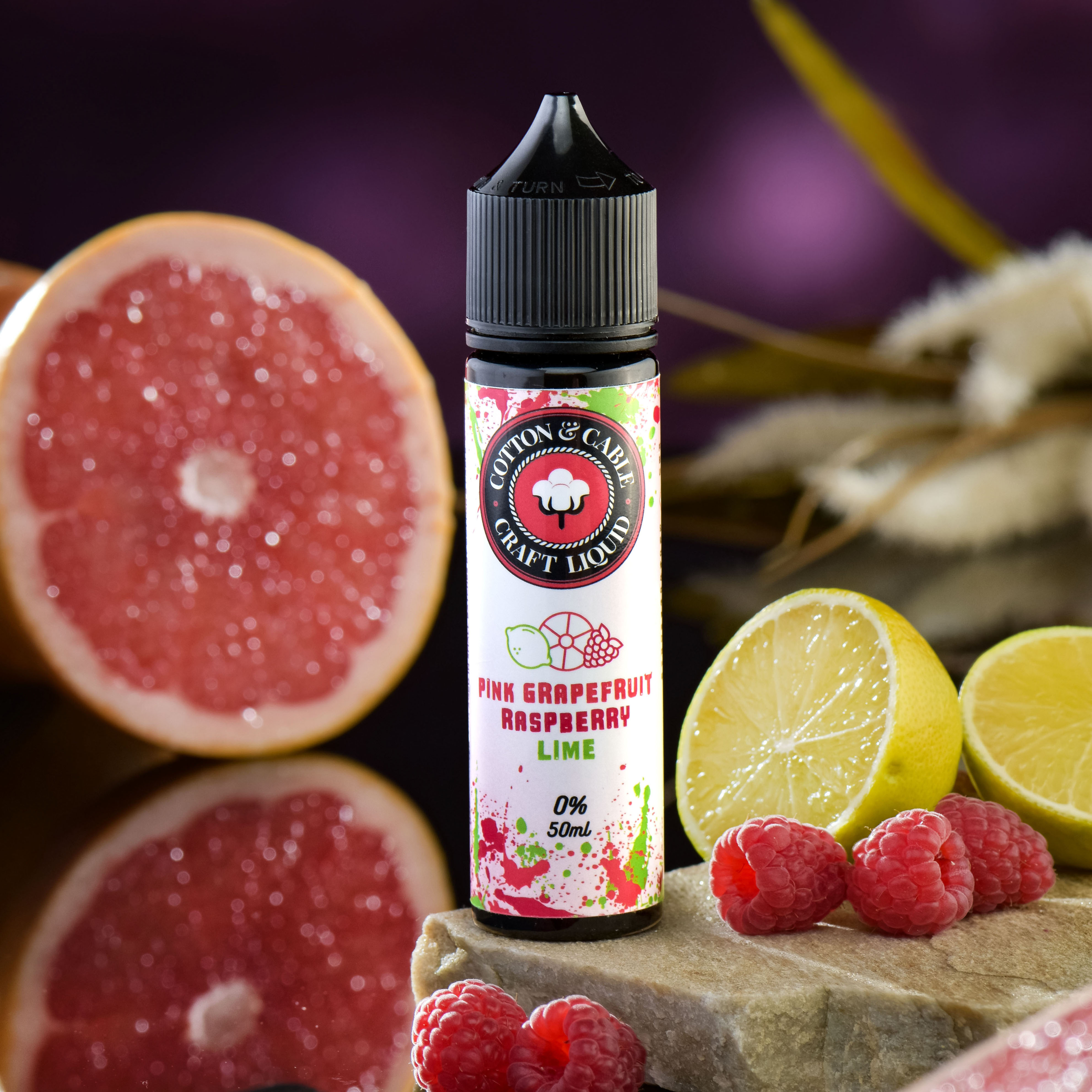 【Pink Grapefruit Raspberry Lime】(50ml)Cotton & Cable画像