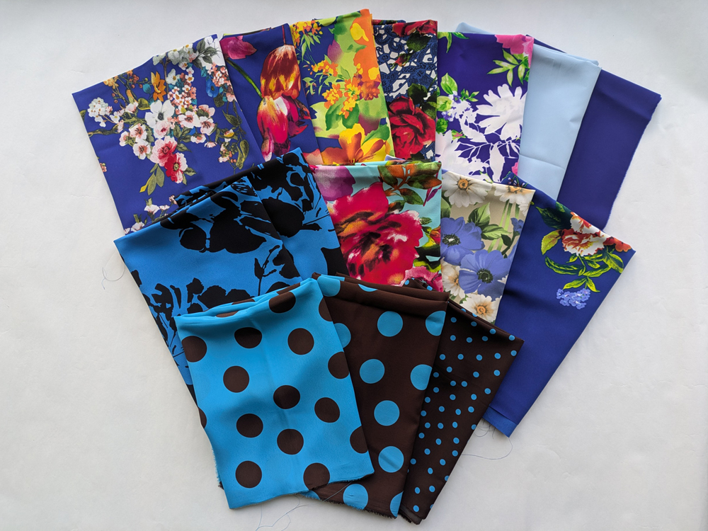 端切れSALE　ブルー系の画像