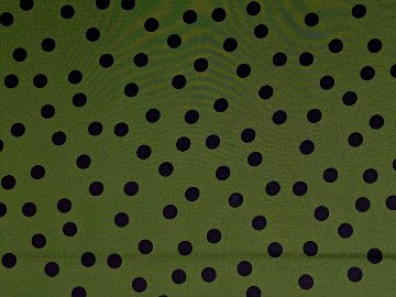 水玉・中（オリーブ×クロドット）＃103　CAQUIの画像