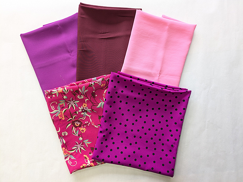 端切れSALE　ピンク系（花柄）の画像