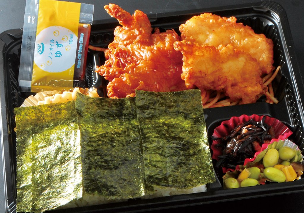 のり唐揚弁当の画像