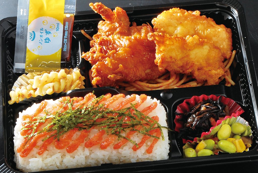 明太子唐揚弁当の画像