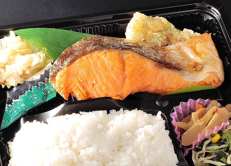 銀鮭弁当の画像