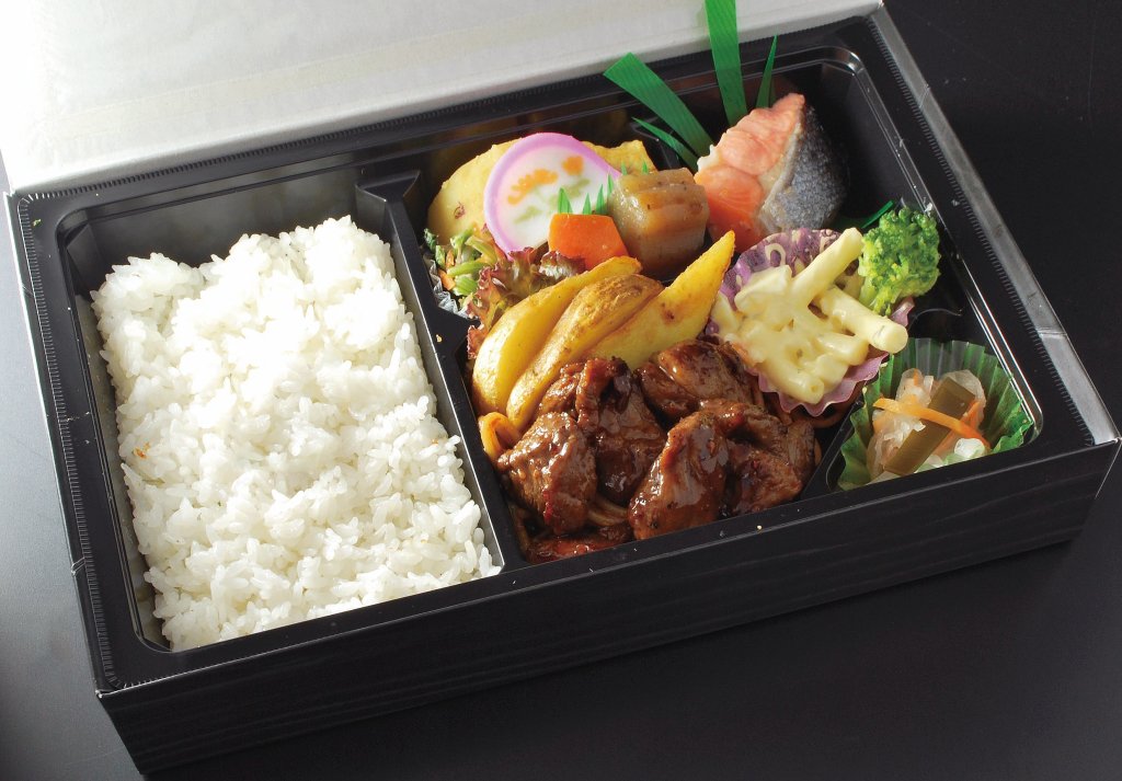 ステーキ幕の内の画像