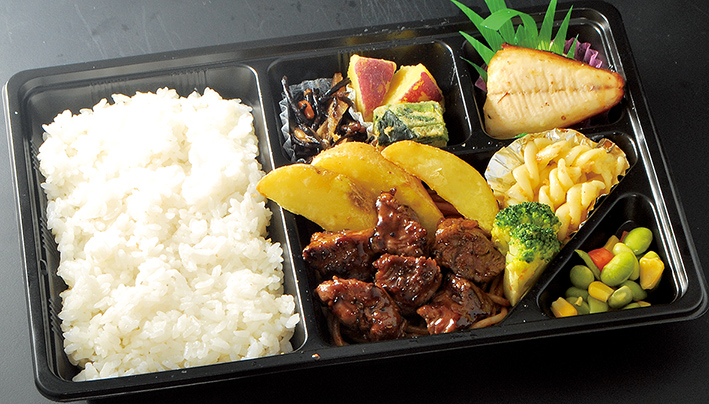 ステーキ幕の内の画像