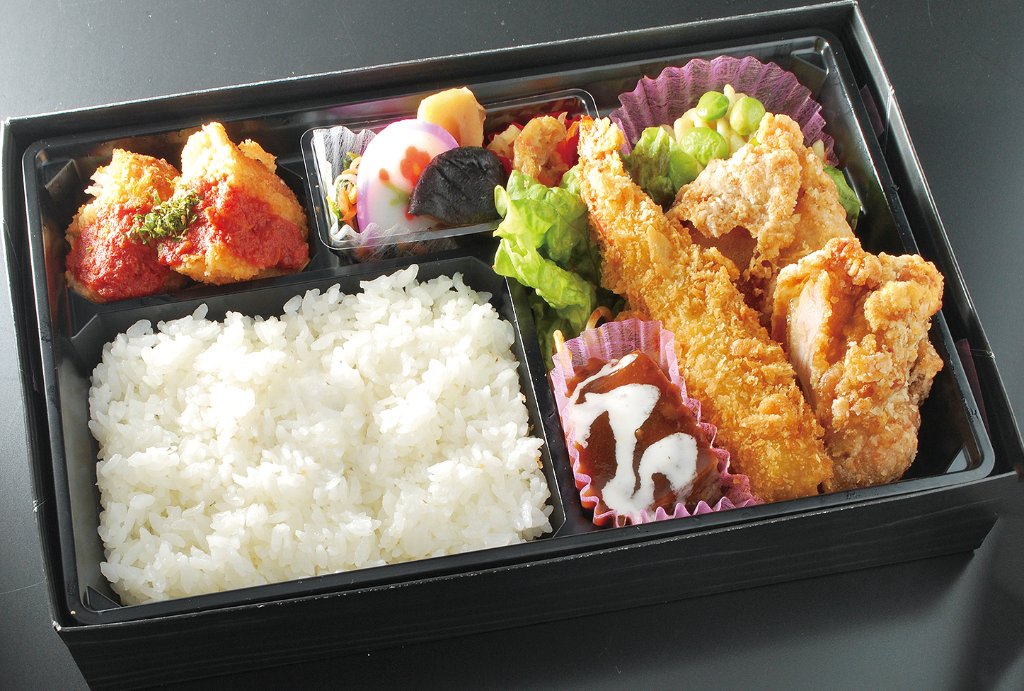 千茶弁当　ゴールデントリオ弁当（同じ商品3個以上から）の画像