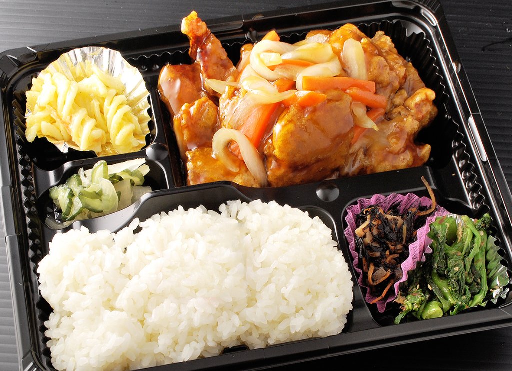 唐揚の甘酢あん弁当の画像