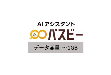 パスビー 1GBオプション月額の画像