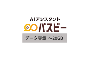 パスビー 20GBオプション月額の画像
