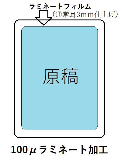 パウチ（ラミネート加工）１００μ　Ａ2の画像