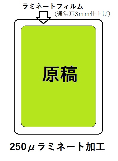 パウチ（ラミネート加工）２５０μ　Ｂ4の画像