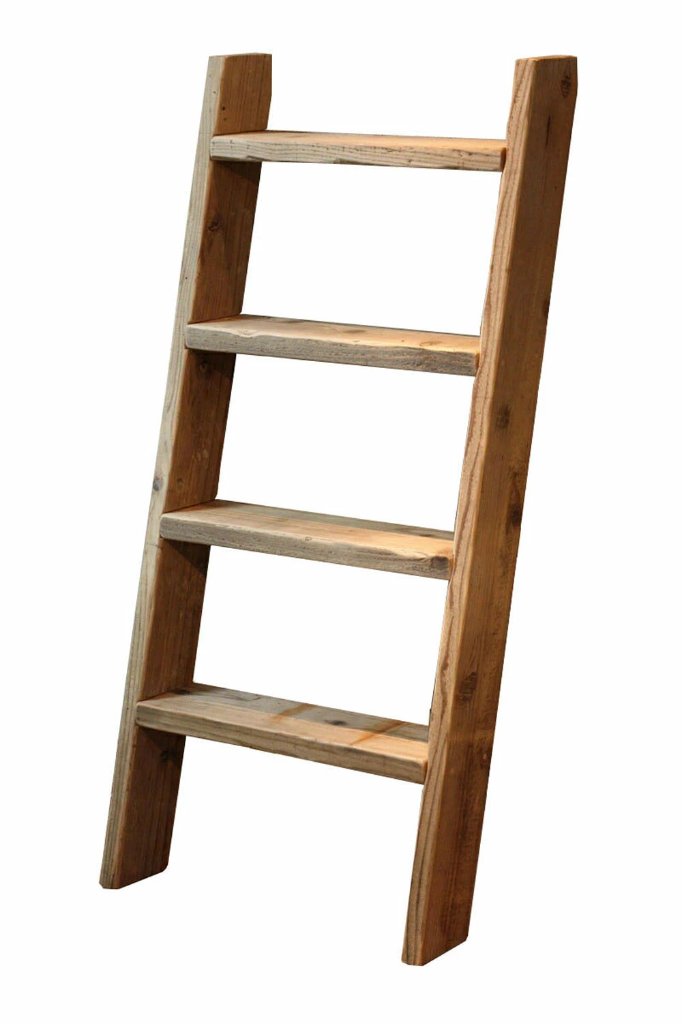 [WE-009] OLD ASHIBA ラダーシェルフ 幅560ｍｍ 4段の画像