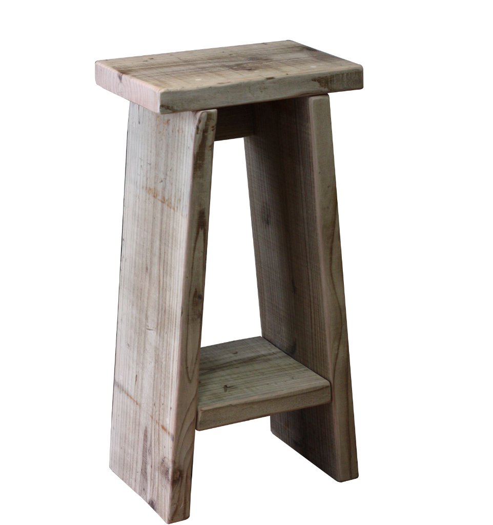 [WG-006] OLD ASHIBA 踏み台スツール（中棚付き）　 高さ600ｍｍの画像