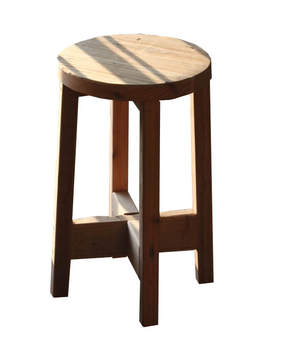 [WG-008] OLD ASHIBA 丸椅子 （イス）高さ500ｍｍの画像