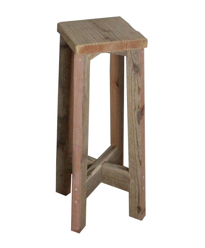 [WG-014] OLD ASHIBA 角椅子（イス） 高さ700mmの画像