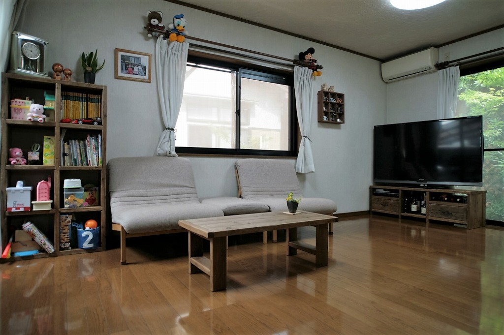 OLD ASHIBA（足場板古材）格子ラック 300型奥行280ｍｍ　1×2 幅370ｍｍ×高さ705ｍｍ×奥行280ｍｍ 〈受注生産〉画像