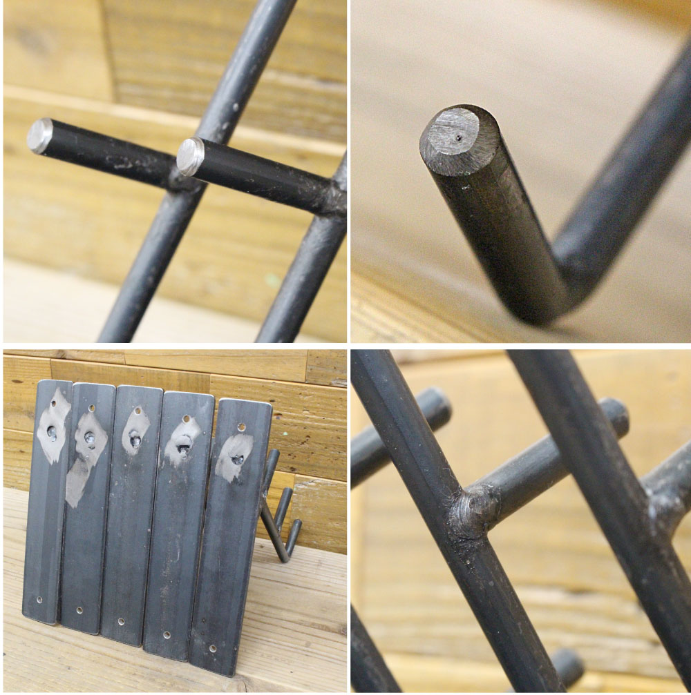 アイアン ハンガーフック 3連 3段 3着用 黒皮鉄 ワックス仕上げ 壁掛け 壁付け ハンガーラック 壁面収納 インダストリアル おしゃれ ブラック 黒 ウォールハンガー ディスプレイ コートフックの画像