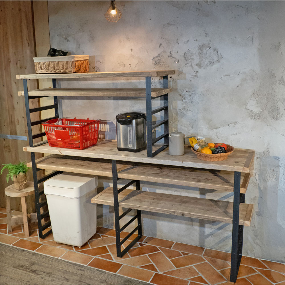 アイアンレッグス Ｕ-ハイタイプ 815型 【1個単品】 （黒皮鉄ワックス仕上げ）の画像