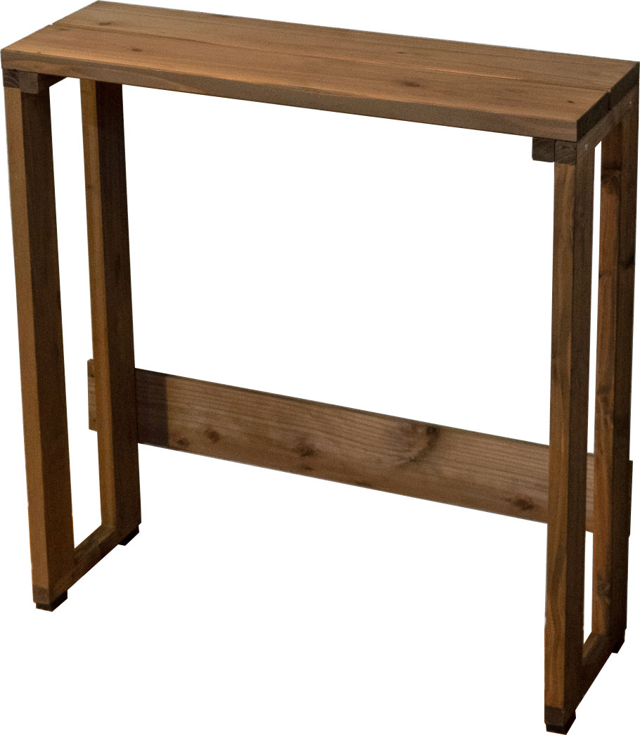 花台ライト１段 【ハイタイプ-2P】 幅60センチ 高さ63センチ 幅600×奥行205×高さ621+10ｍｍ ●ゴム脚付きの画像