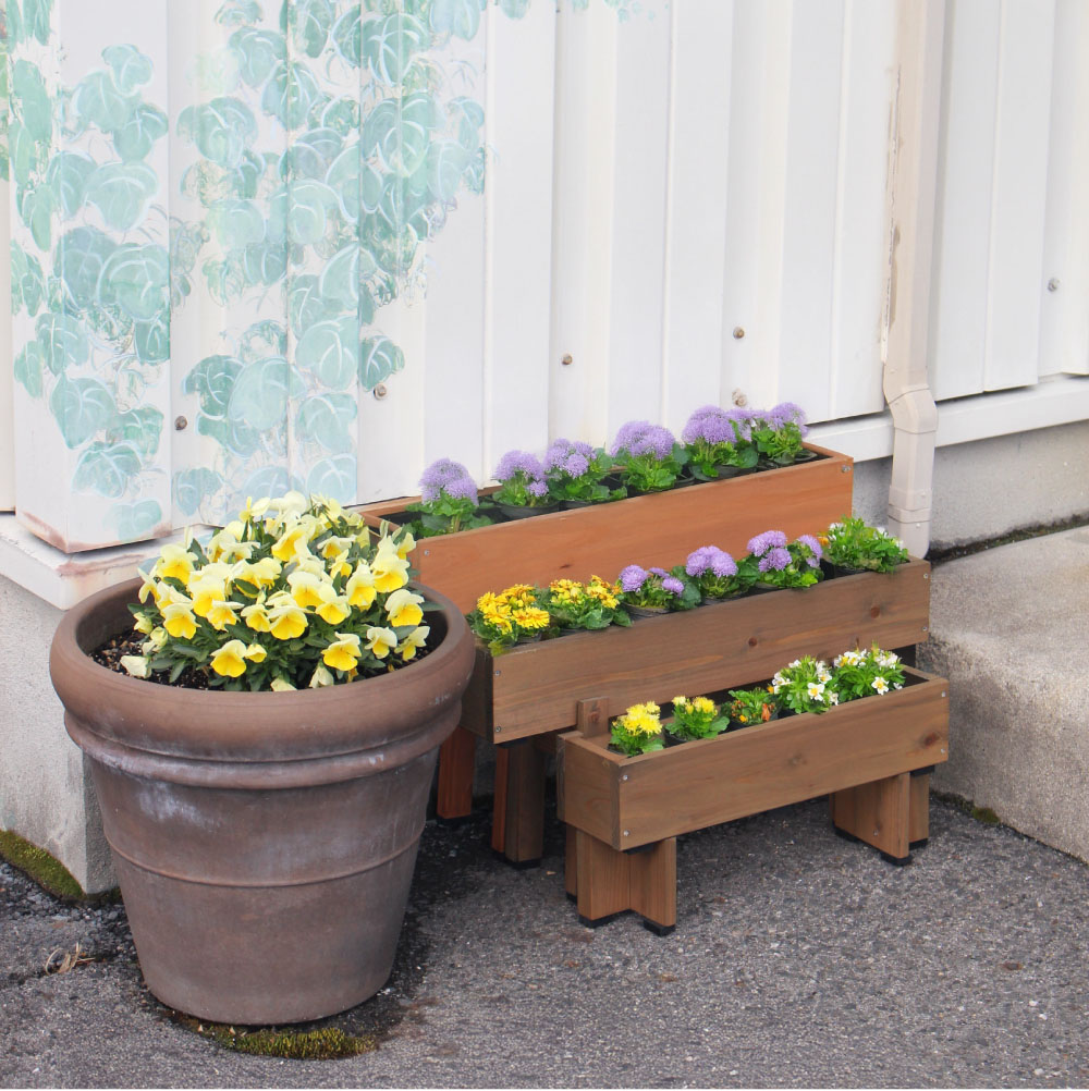 スリムプランター 幅300ｍｍ ●ゴム脚付きの画像