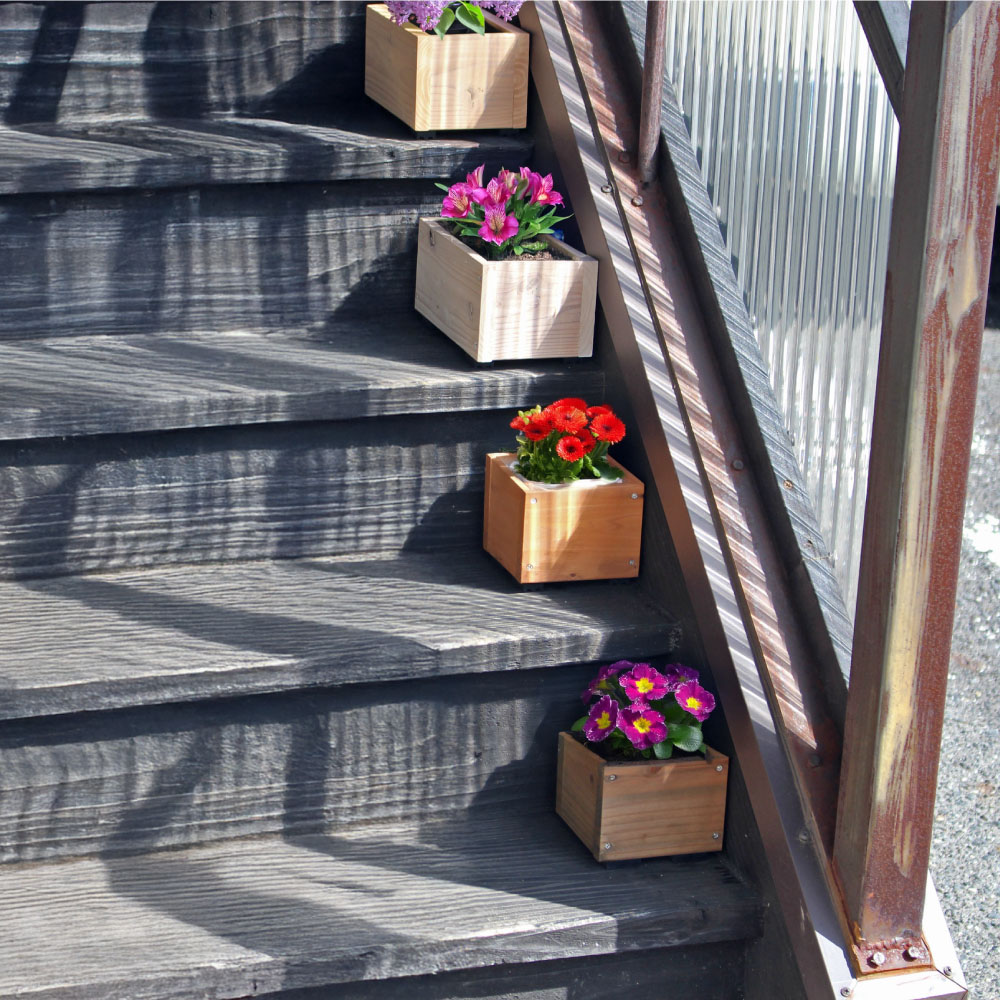 スリムプランター 幅300ｍｍ ●ゴム脚付きの画像