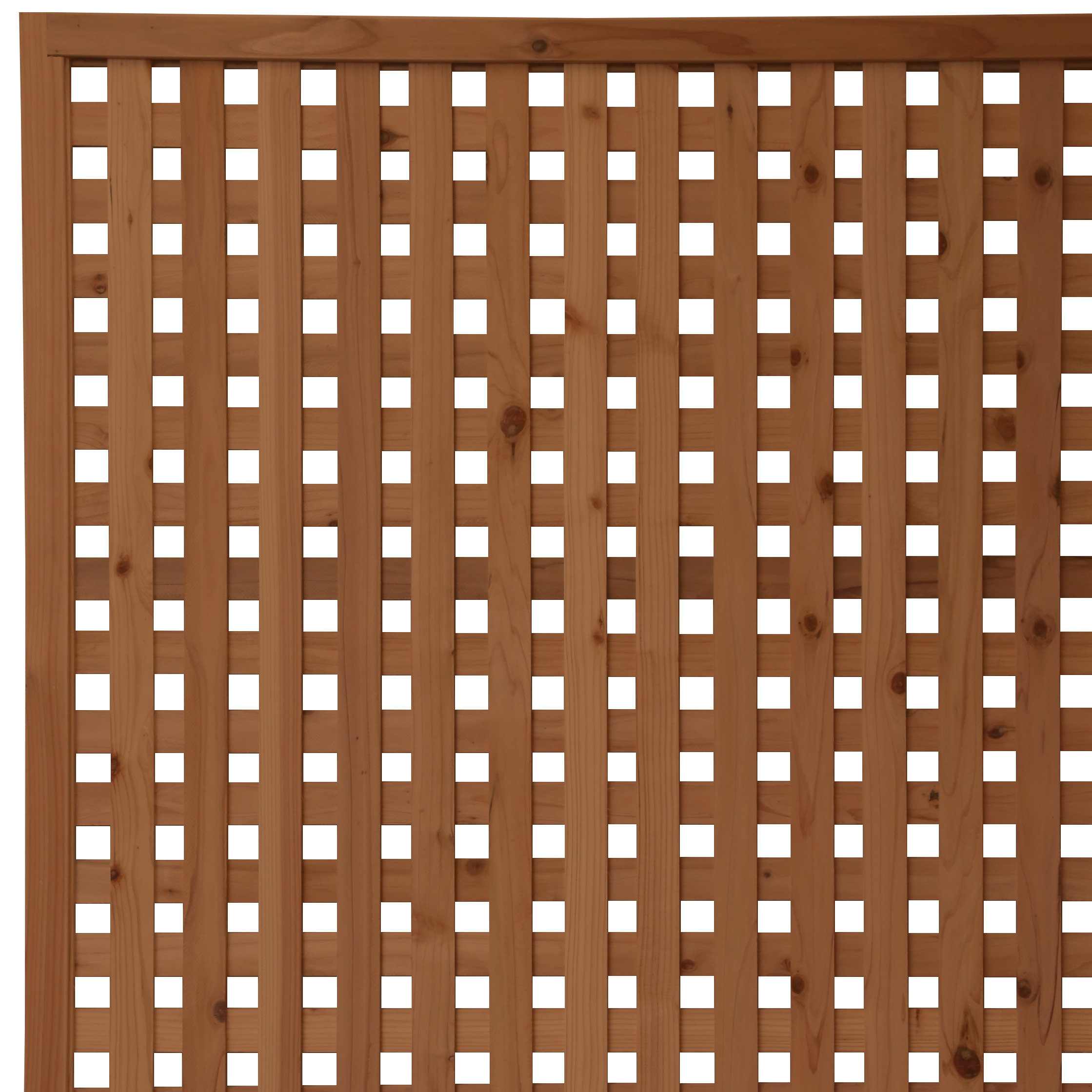 枠付きラティス/格子Ｃ（枠幅40ｍｍ）◇国産杉 475ｍｍ×1603ｍｍ [受注生産]の画像