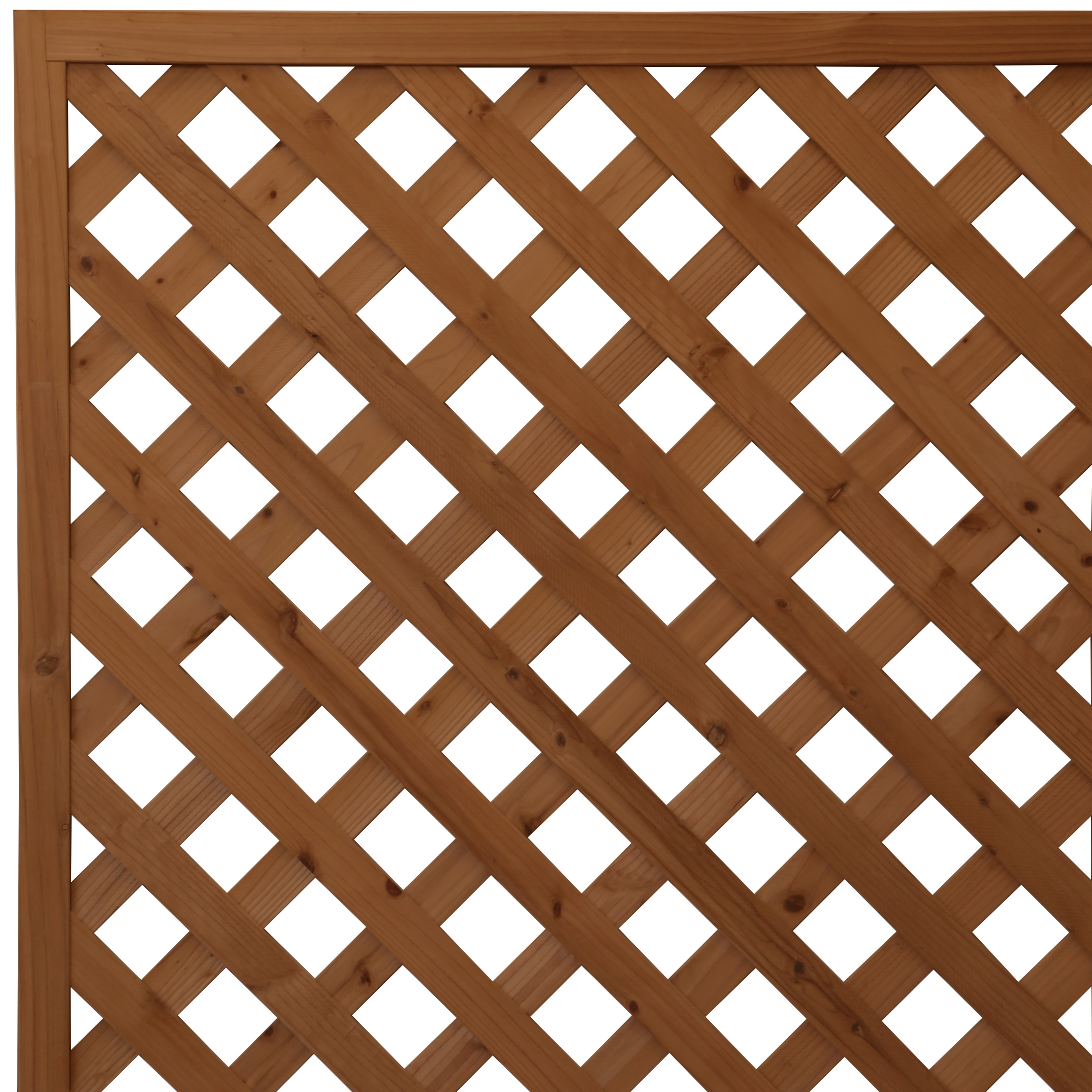 枠付きラティス/斜め格子（枠幅40ｍｍ）◇国産杉 898ｍｍ×1603ｍｍ [受注生産]の画像