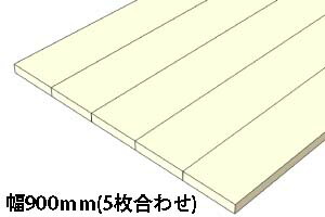 OLD ASHIBA 天板 （幅はぎ材/５枚あわせ）【縁無し】 厚35ｍｍ×幅900ｍｍ×長さ1810〜1900ｍｍ 〈受注生産〉画像