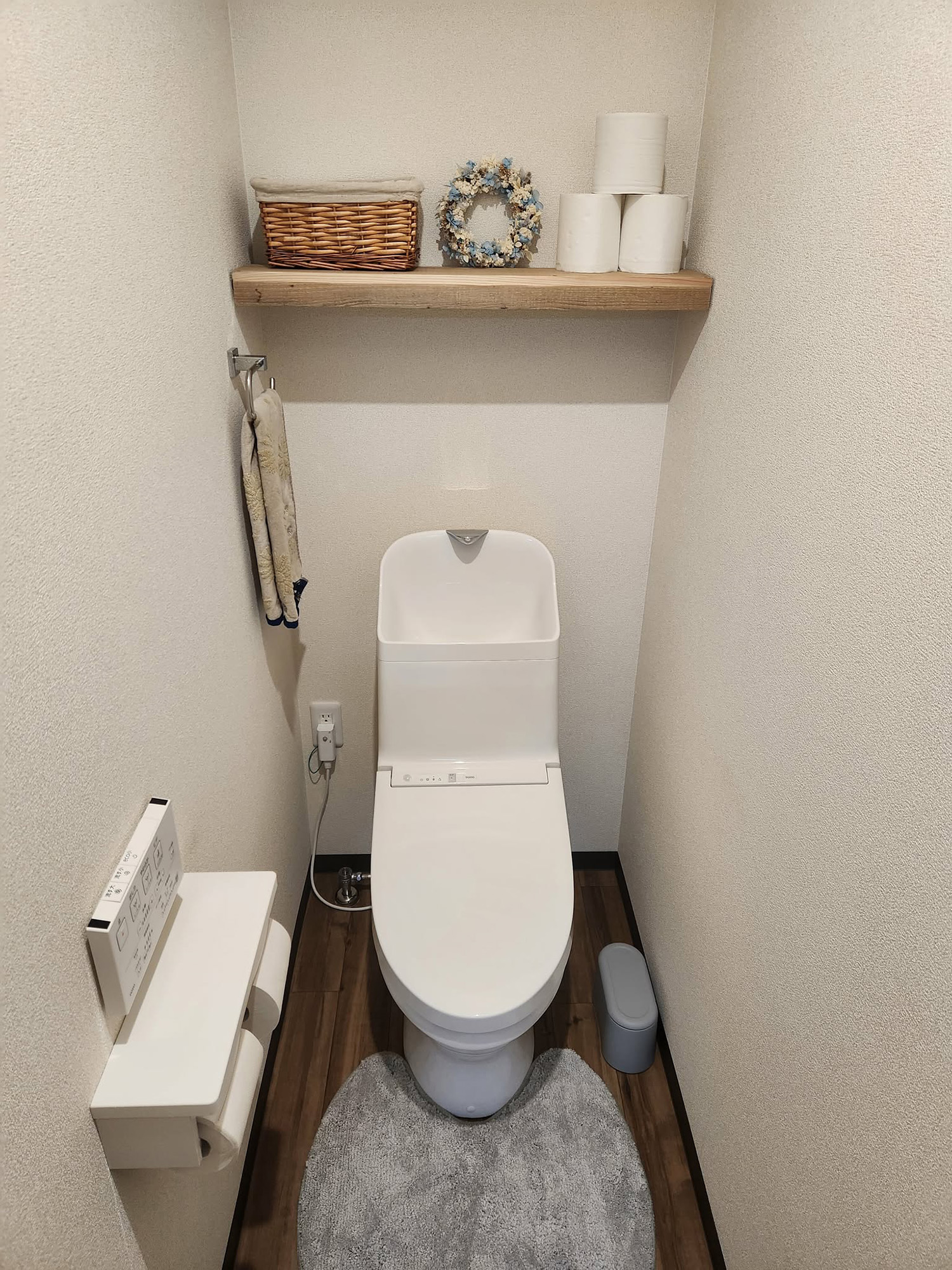 つっぱり棒用 古材棚板　幅1010〜1100ｍｍ×奥行200ｍｍ×高さ50ｍｍ 【受注生産】の画像