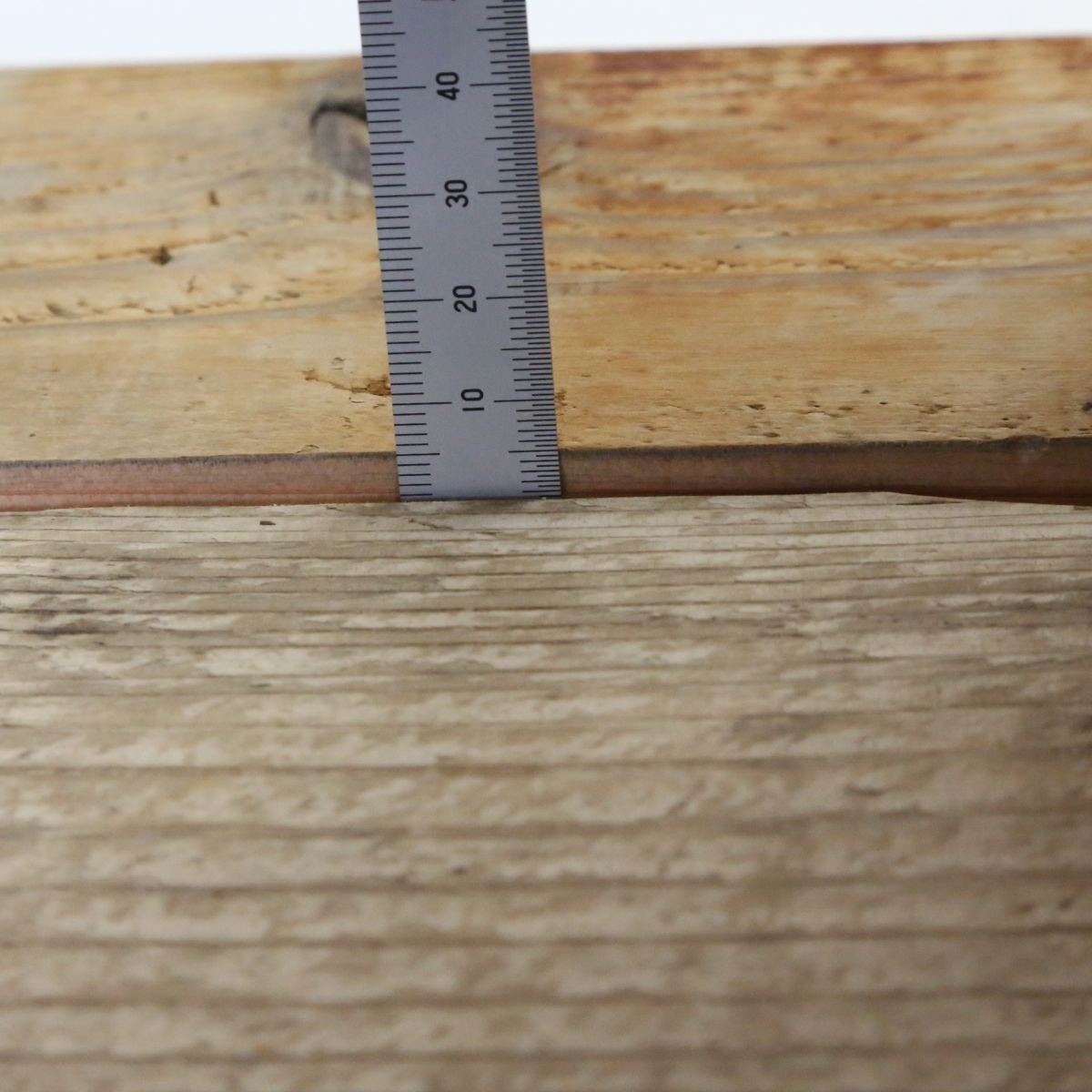 【アウトレット0311】OLD ASHIBA（足場板古材）ラック　幅750ｍｍ×高さ400ｍｍ×奥行300ｍｍ　無塗装　★内側、外側共に段差ありの画像