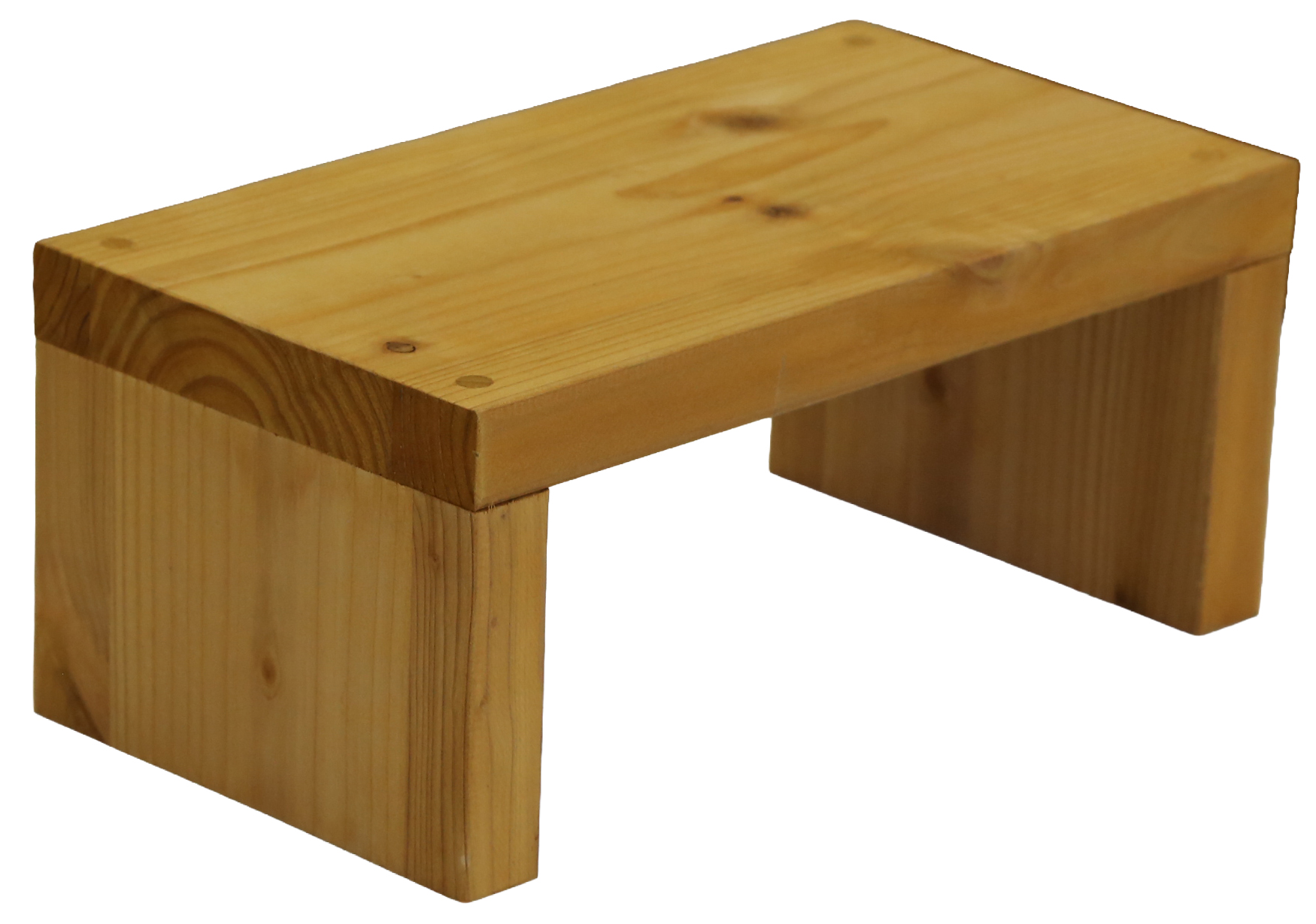 【アウトレット0909】国産杉 コの字 ラック　幅280ｍｍ×高さ120ｍｍ×奥行150ｍｍ　ハニー色の画像