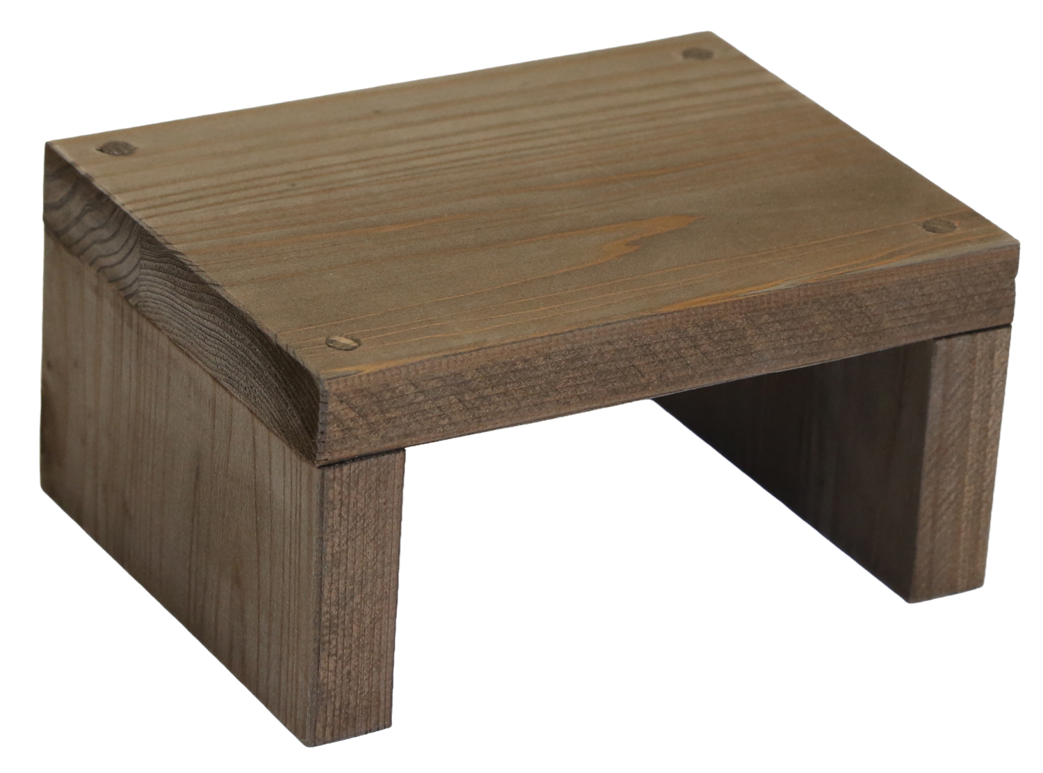 【アウトレットN01】国産杉コの字ラック（板厚24mm）幅200mm×高さ100mm×奥行150mm マロン色の画像