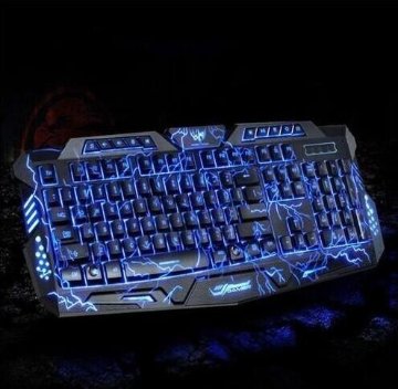 冷却ゲーミングキーボード LED バックライト USB 有線マルチメディア Pc ゲーム亀裂キーボー CYCB061の画像