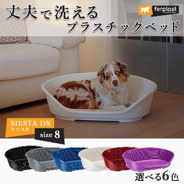 プラスチックベッド シエスタ SIESTA DX 8 犬 　洗えるの画像