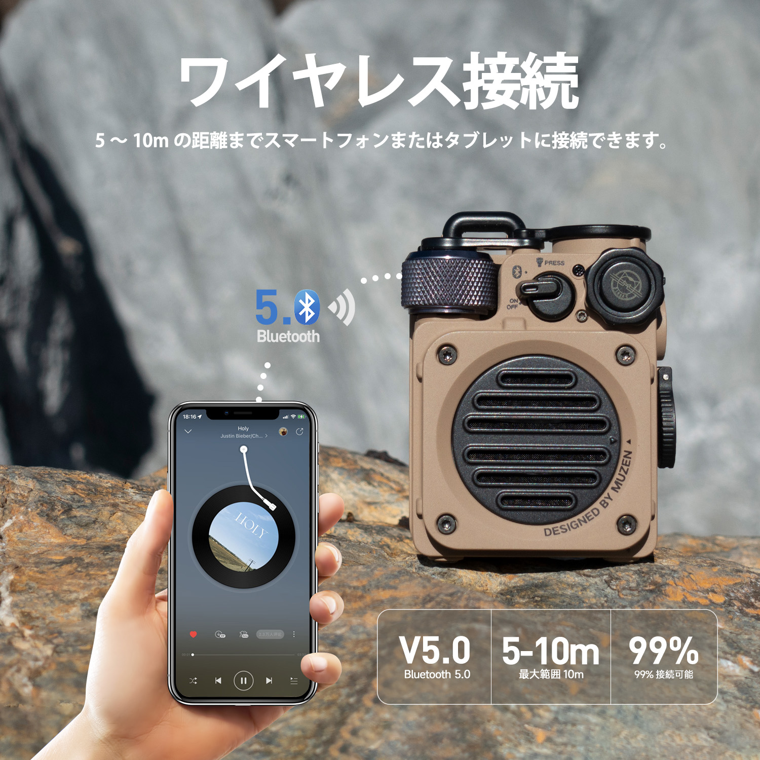 【大特価セール】Wild Mini Bluetooth スピーカーの画像