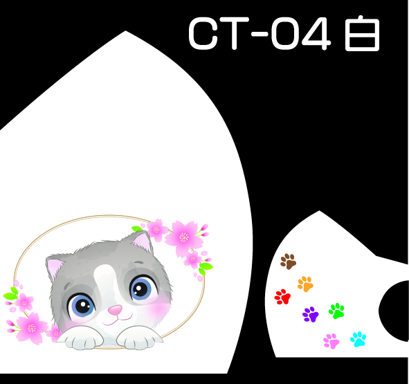 Pretty Cat Designファッションマスク　３枚セット画像