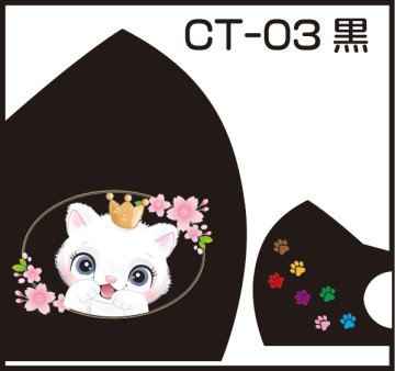 Pretty Cat Designファッションマスク　３枚セット画像