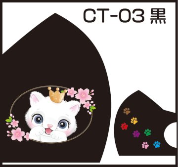 Pretty Cat Designファッションマスク　３枚セットの画像