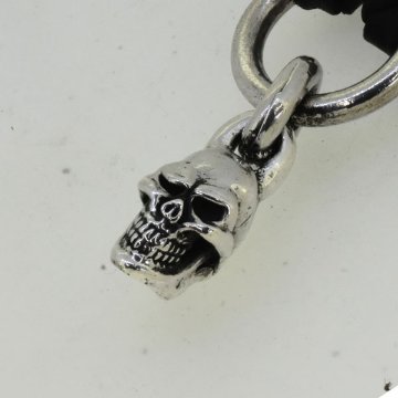 Leather Wallet Chain -Skull HT-画像