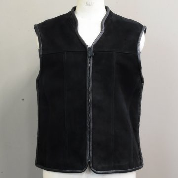 WOMAN VALOR CLUB VEST -LEATHER- 1の画像
