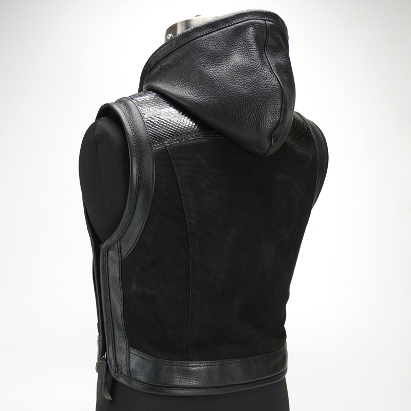 VALOR4 CLUB VEST 【Diamond Python】【Nubuck Punching】【LEATHER】の画像