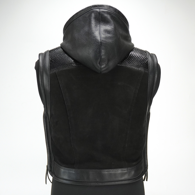 VALOR4 CLUB VEST 【Diamond Python】【Nubuck Punching】【LEATHER】の画像