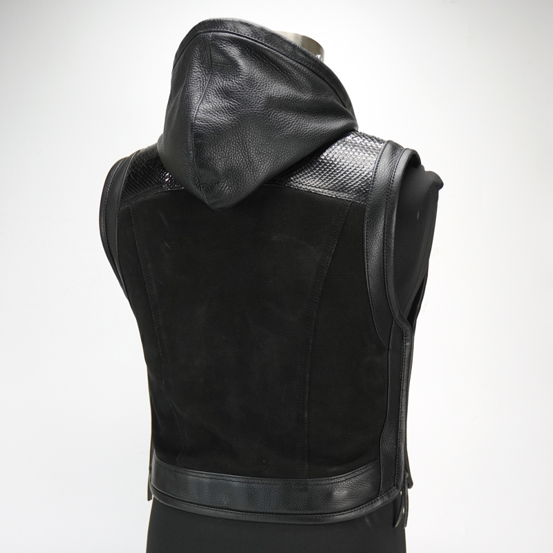 VALOR4 CLUB VEST 【Diamond Python】【Nubuck Punching】【LEATHER】の画像