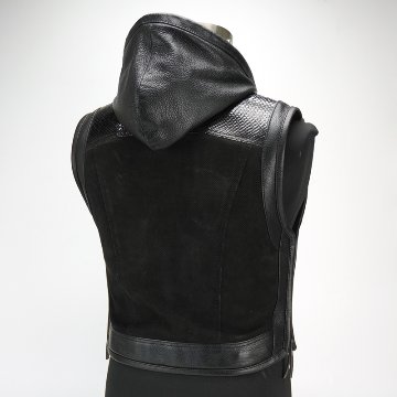 VALOR4 CLUB VEST 【Diamond Python】【Nubuck Punching】【LEATHER】の画像